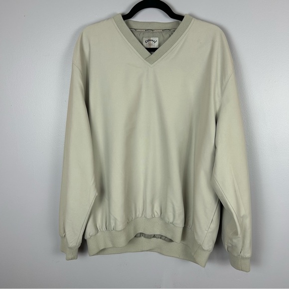 Callaway Men’s Casual V-Neck Golf Sweatshirt Size Medium - Picture 2 of 14